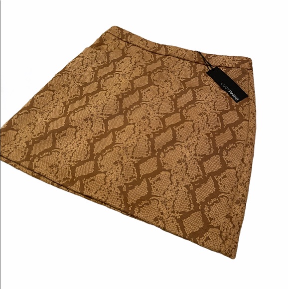 Lucy Paris Animal Print Skirt - Picture 2 of 6